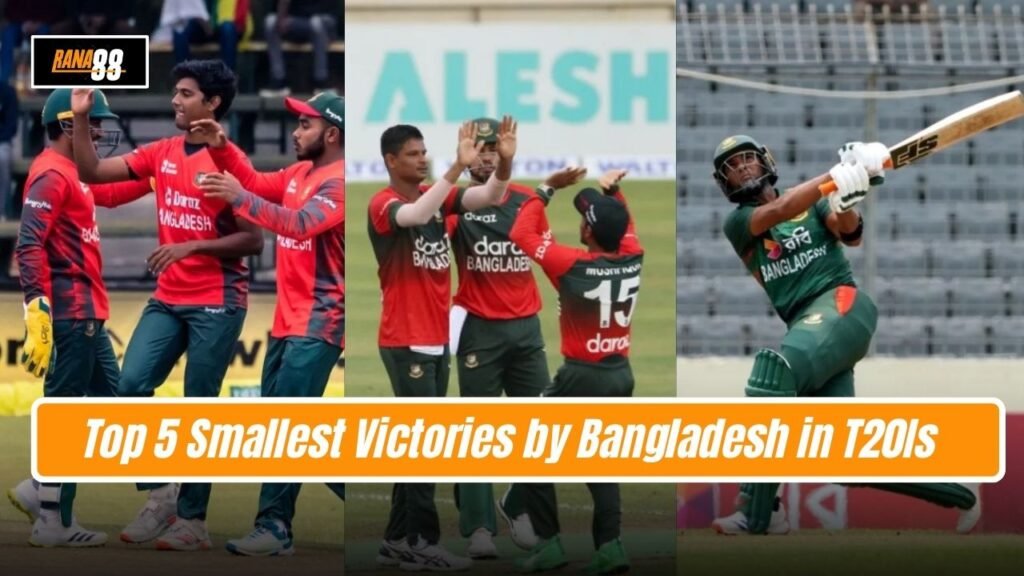 Smallest Victories by Bangladesh in T20Is